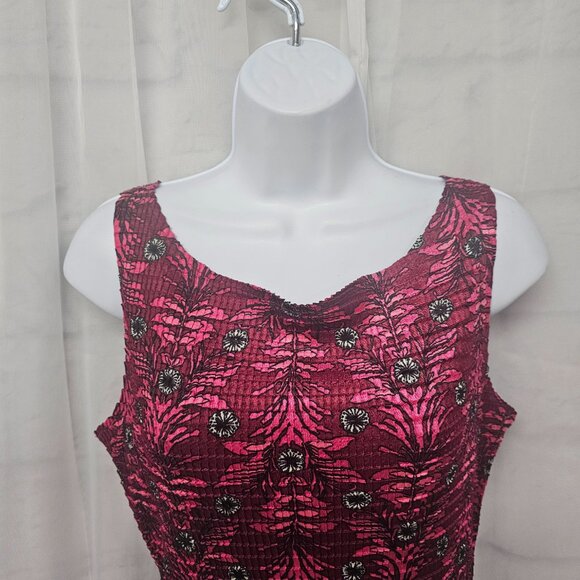 Vintage Sigrid Olsen Tank Y2K Floral Pink Whimsigoth Fairy Grunge S - Picture 2 of 10